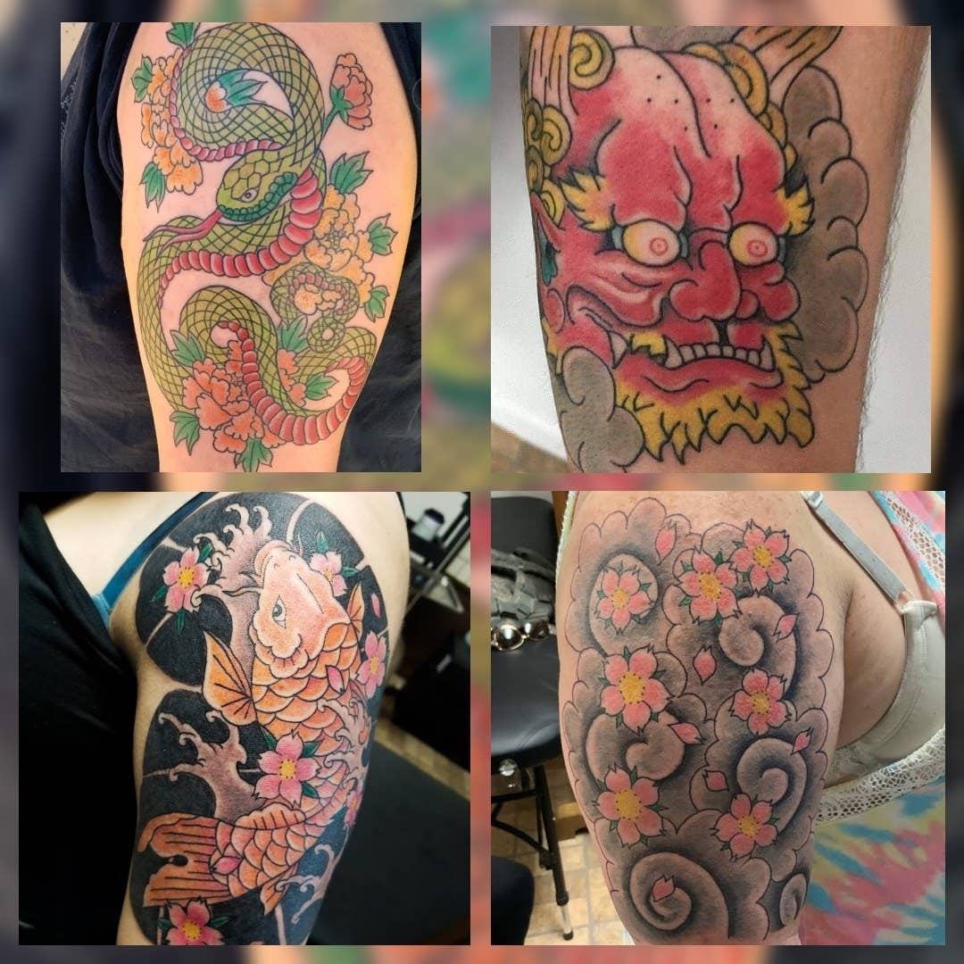 Koi Dragon Tattoos