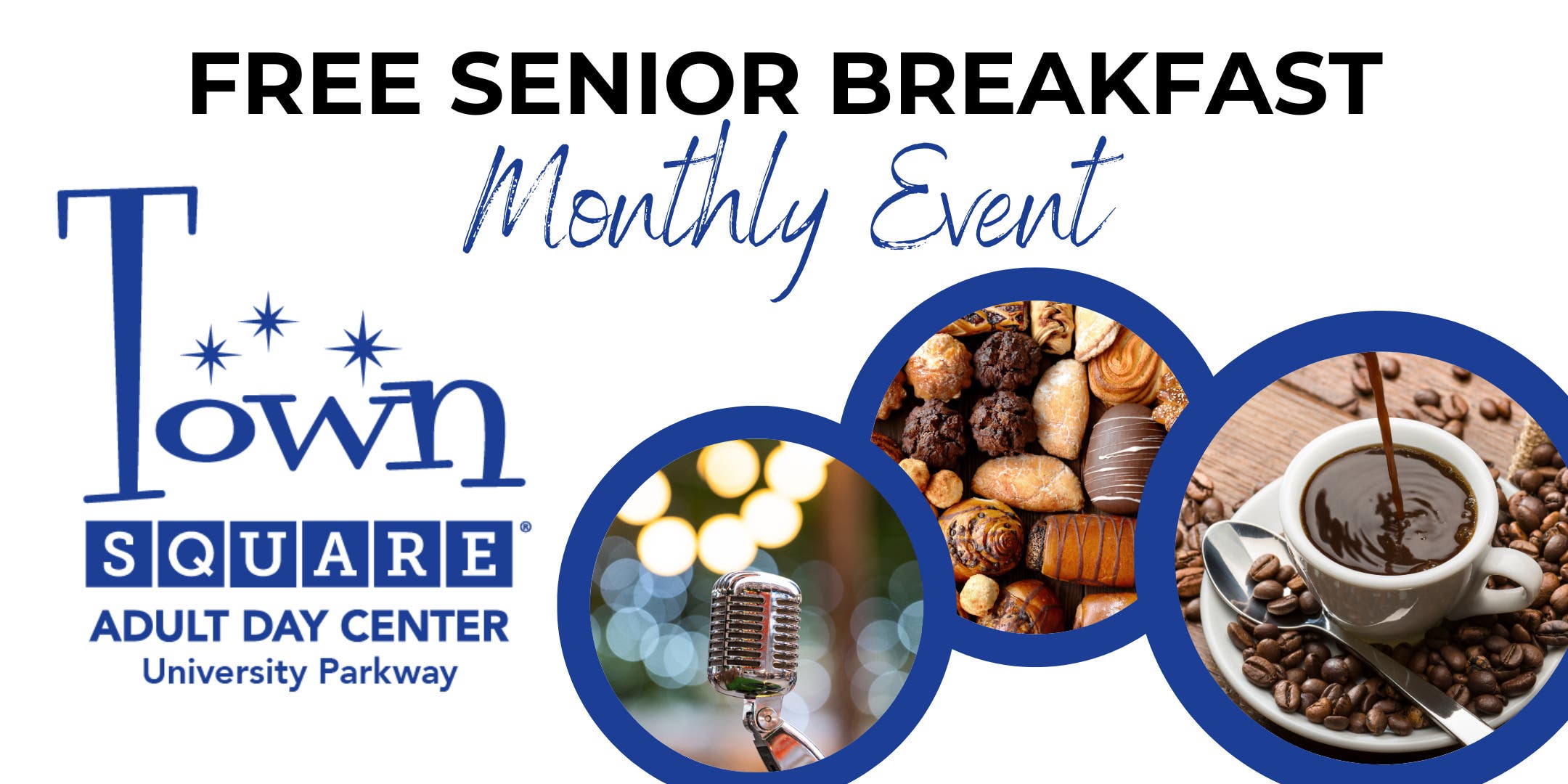 Free Senior Breakfast & Live Entertainment! Open to Public! Make Friends!
