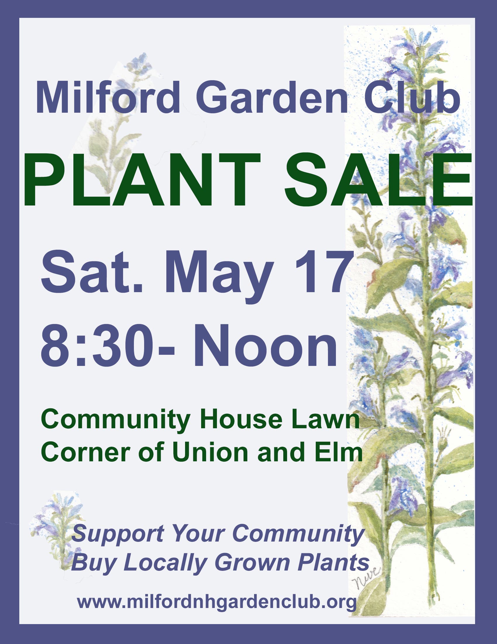 Milford Garden Club Plant Sale