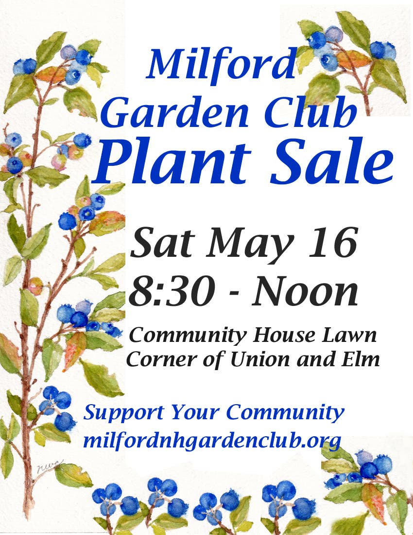 Milford Garden Club Plant Sale