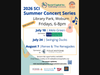 SCI 2026 Summer Concert Series flyer featuring the lineup of performances.