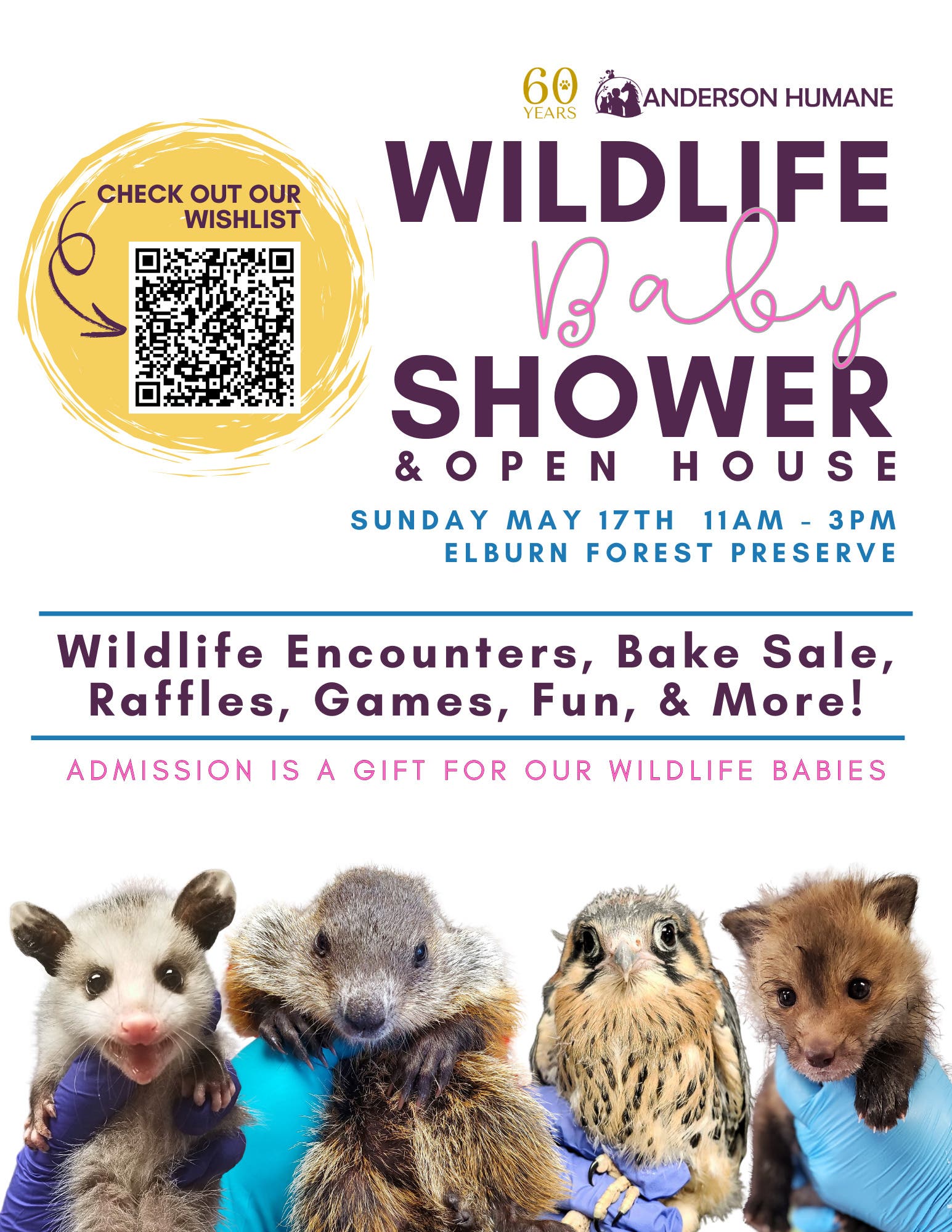 Anderson Humane's Wildlife Baby Shower