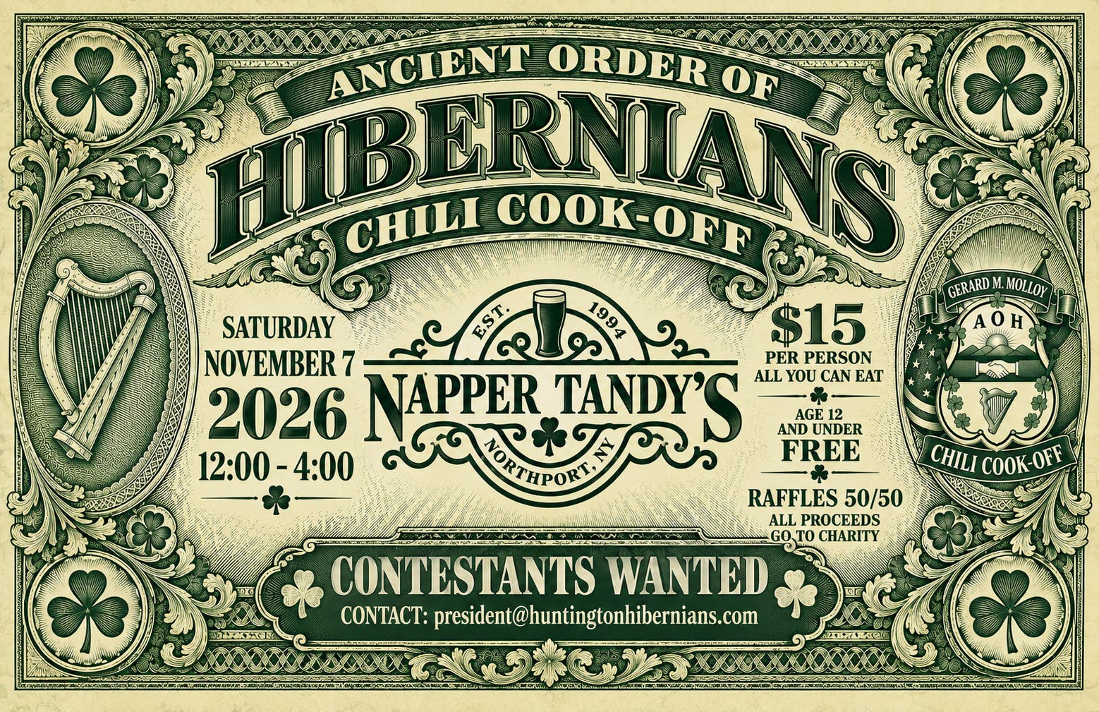 Hibernian Chili Cook-Off