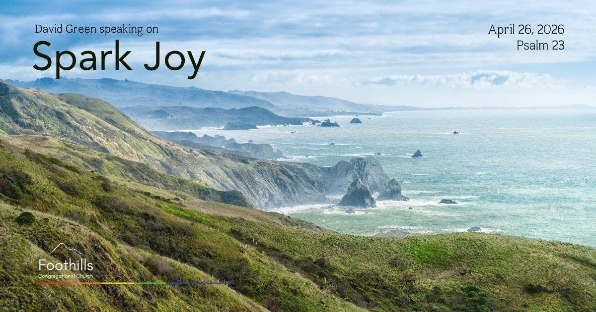 David Green speaking on "Spark Joy"