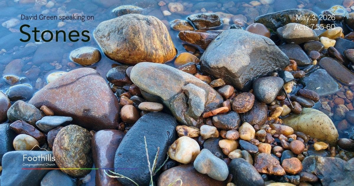 David Green speaking on "Stones"