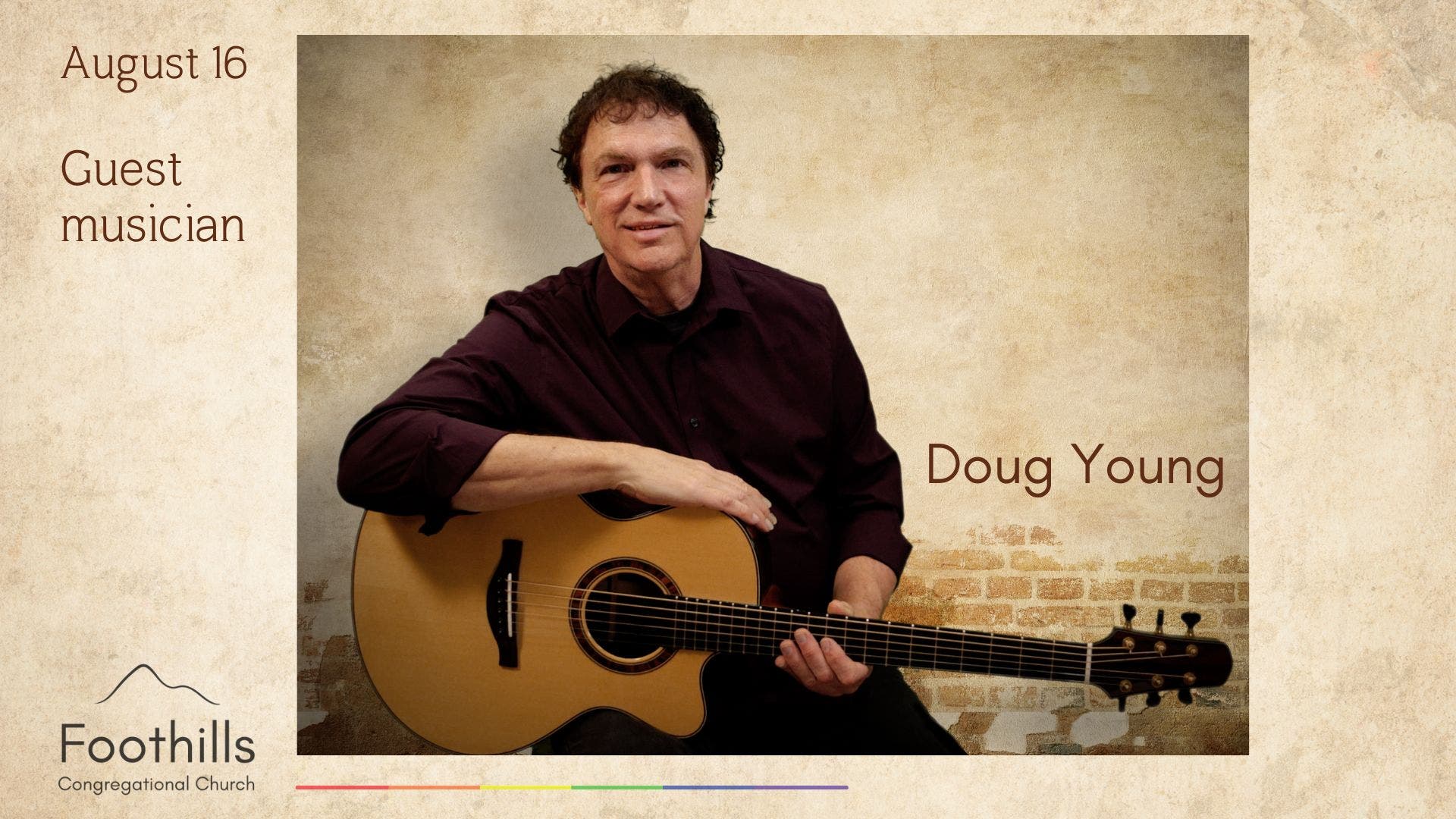 Doug Young plays at Foothills