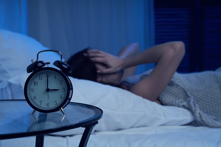 Sleep problems can be a sign of anxiety