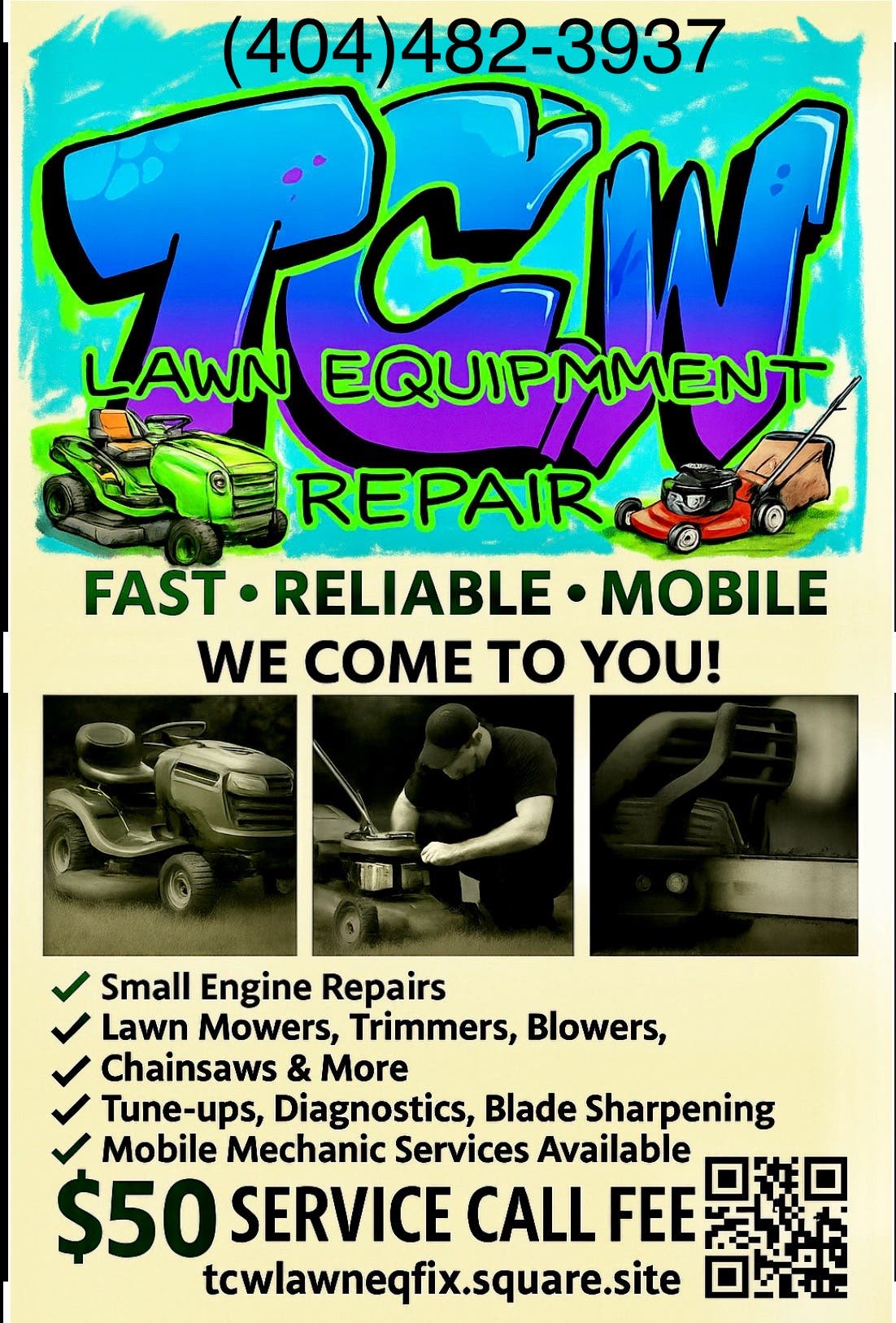 Tcw lawn equipment repair