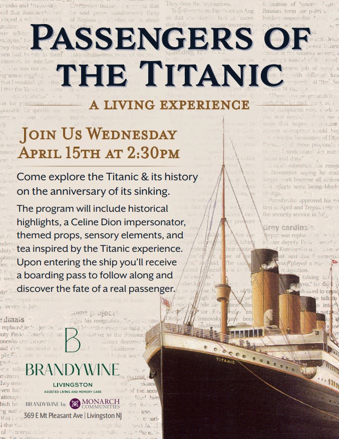 Passengers of the Titanic: A Living Experience
