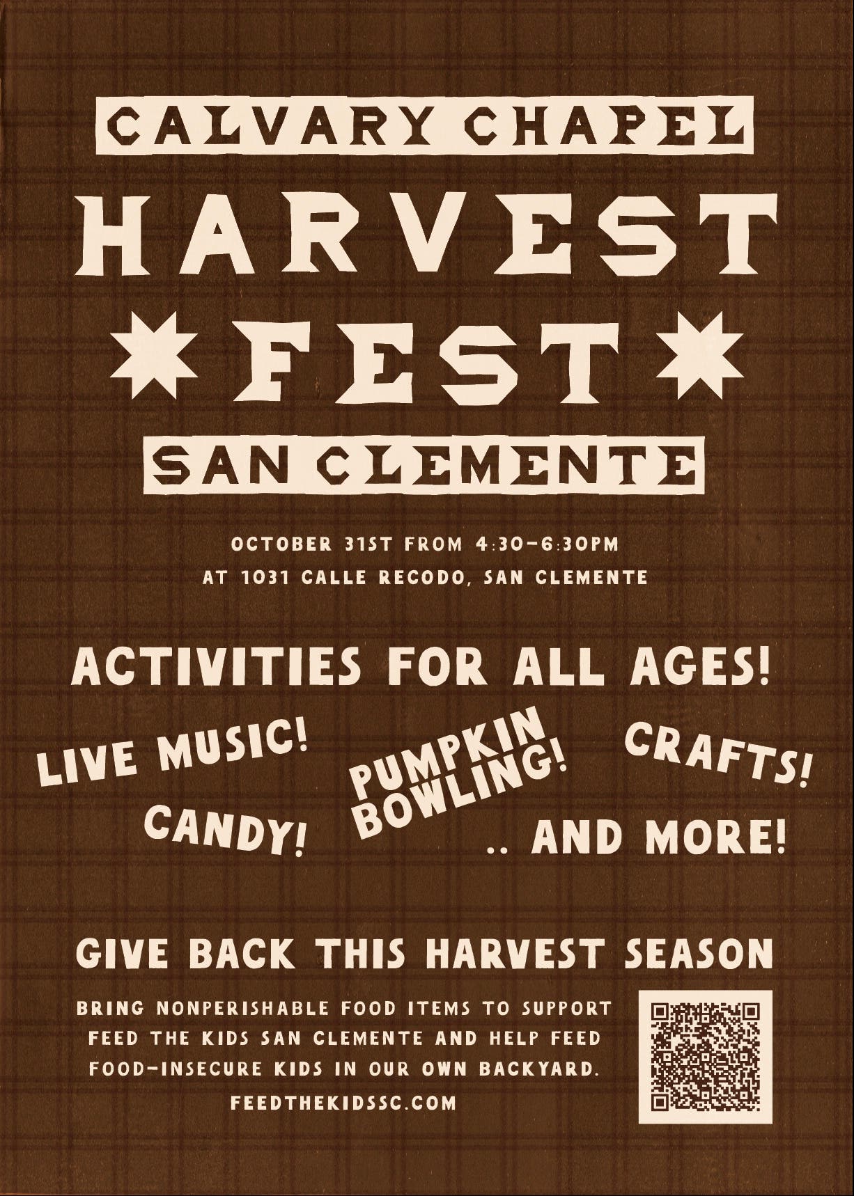 Calvary San Clemente Harvest Festival 2026
