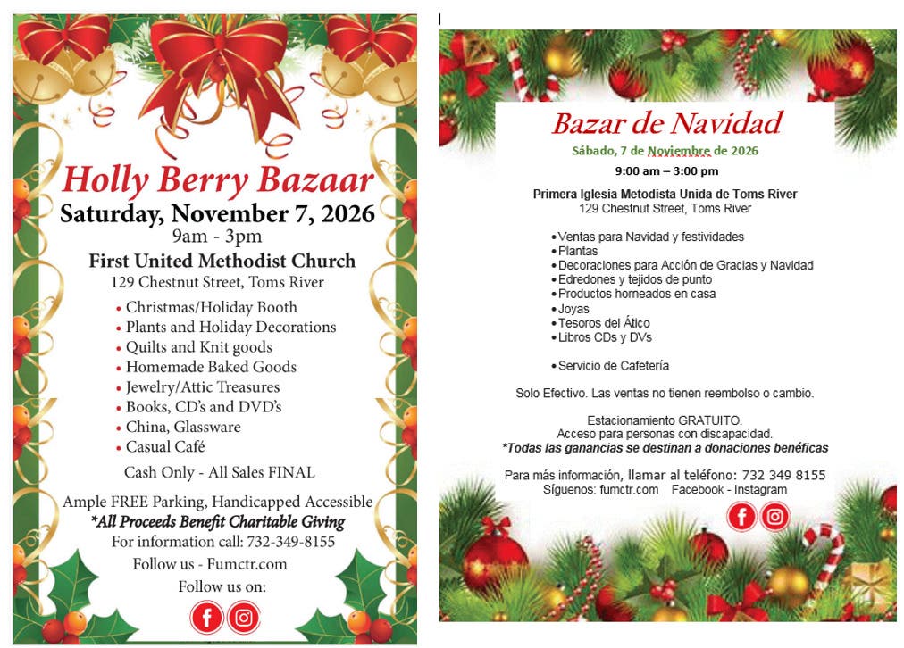 Holly Berry Bazaar/Bazar de Navidad