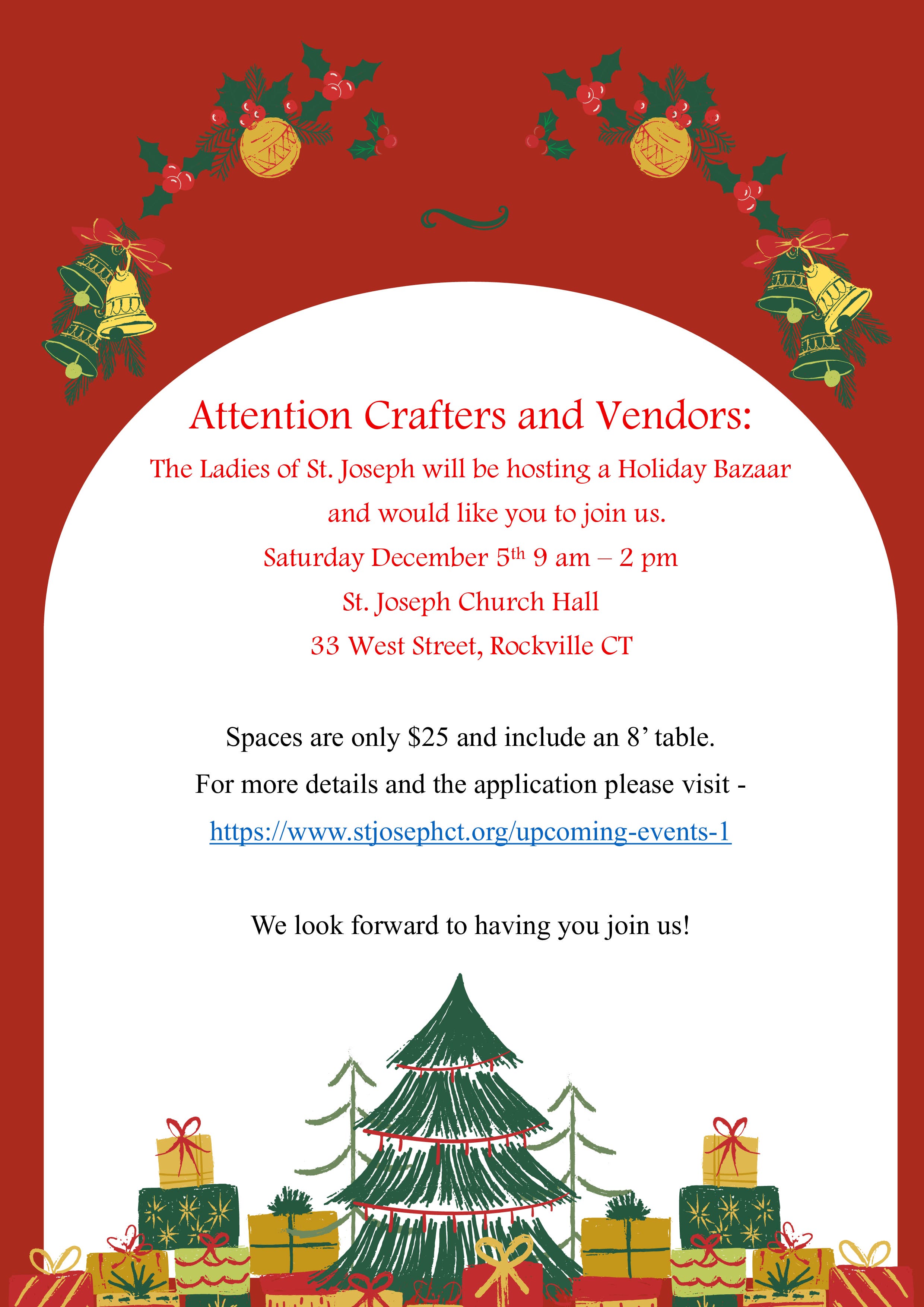Ladies of St. Joseph Holiday Bazaar