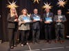 CIS of Eastern PA key figures Tim Mulligan and Michelle Schmidt, Ph.D., induct Pat Browne, Diane Scott and Charlie Marcon into the the nonprofit's Leadership Circle during its 40th Anniversary Celebration.