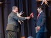 CIS of Eastern PA's Tim Mulligan passes the baton to CIS National's Rey Saldaña at the local nonprofit's 40th Anniversary Celebration.