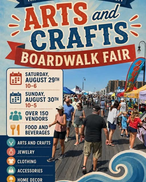 Long Beach Historical Society Arts & Crafts Boardwalk Fair