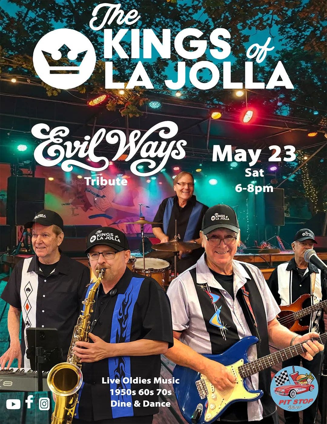 Kings of La Jolla Band | "Evil Ways" | Oldies Dance Party