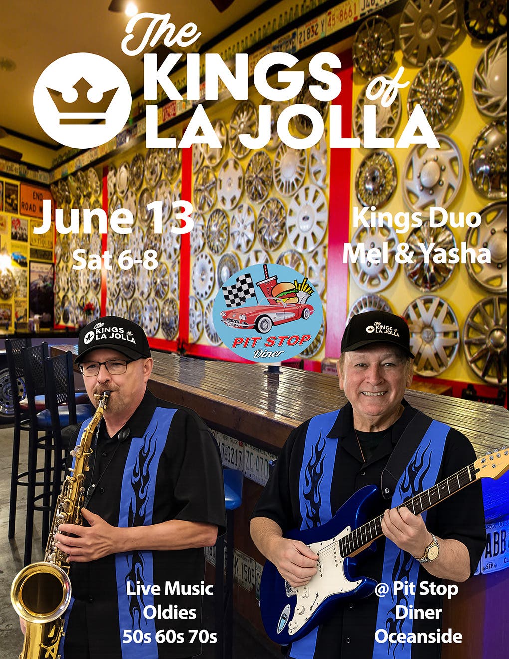 Kings of La Jolla Duo | Mel & Yasha | Sat Jun 13th 6-8pm | Proud Mary