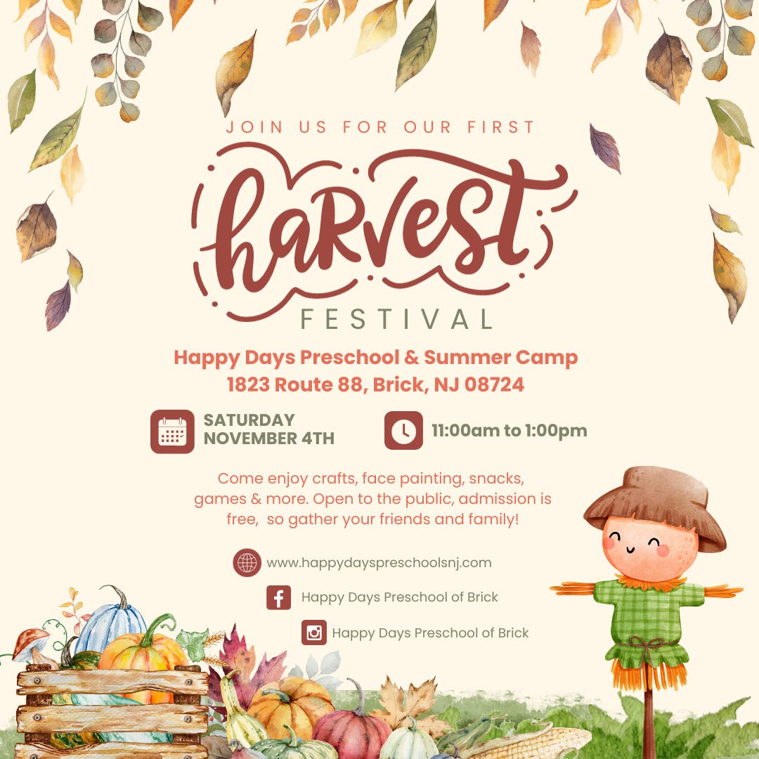 Nov 4 Harvest Festival at Happy Days Brick, NJ Patch