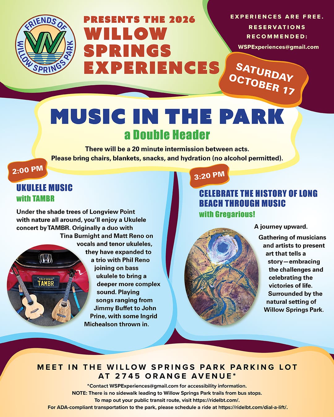 Music in the Park—a Double Header