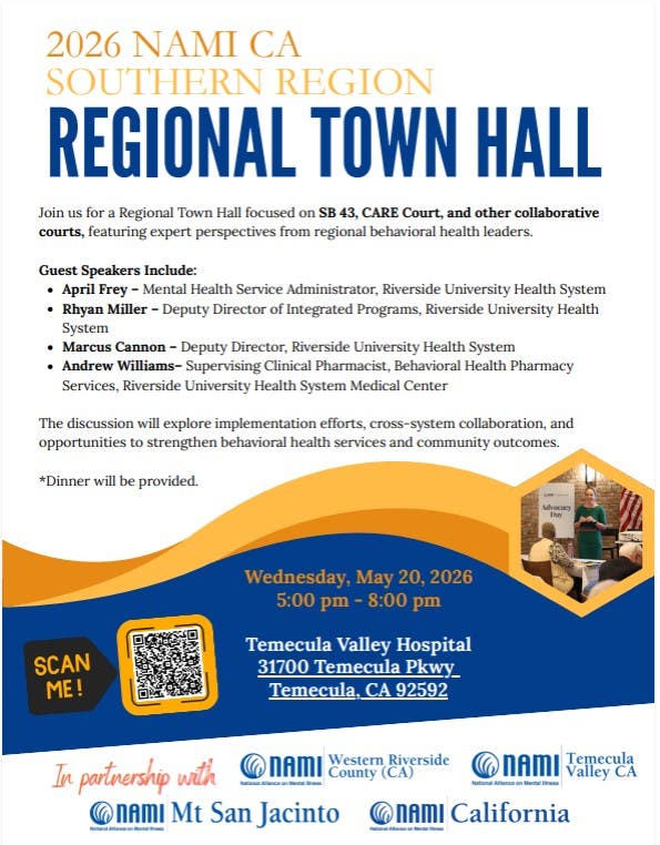 2026 NAMI California Southern Regional Town Hall