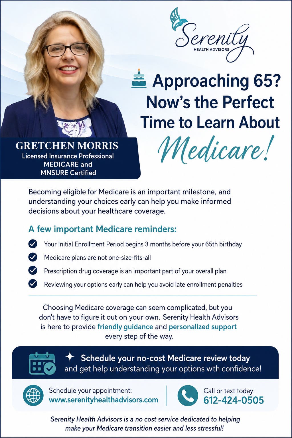 🎂 Approaching 65? Now’s the Perfect Time to Learn About Medicare!