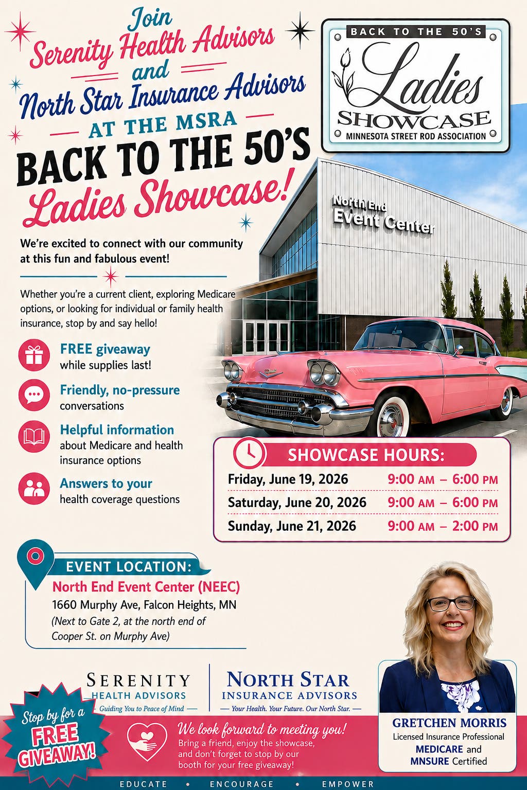 🚗🎀 Are You Attending the MSRA Back to the 50's Ladies Showcase This Weekend?