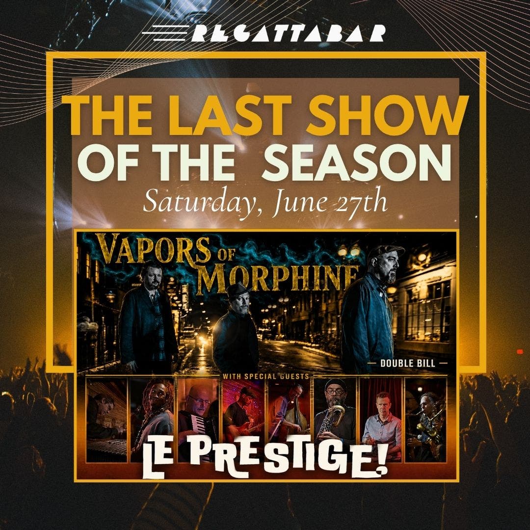 Final show of the season: Vapors of Morphine at Regattabar!