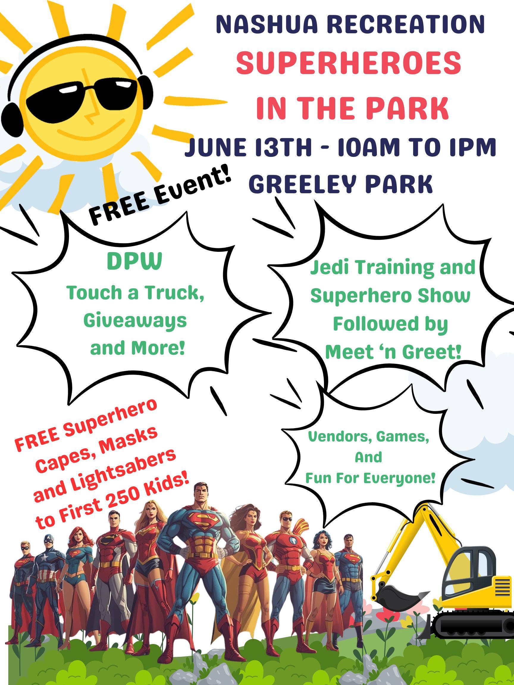 Superheroes in the Park!
