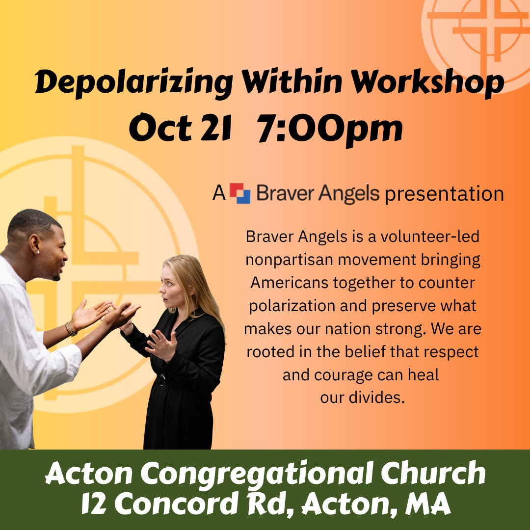 Depolarizing Within Workshop - presented by Braver Angels