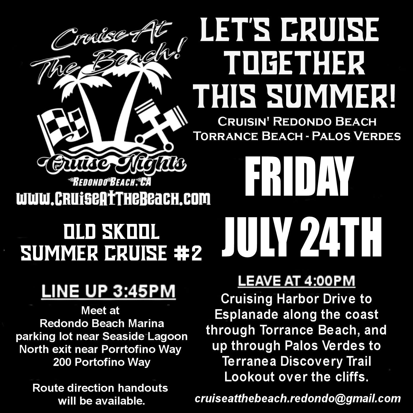 "Cruise At The Beach!" Summer Car Cruise #2 Redondo Beach, Torrance Beach, Palos Verdes, Terranea