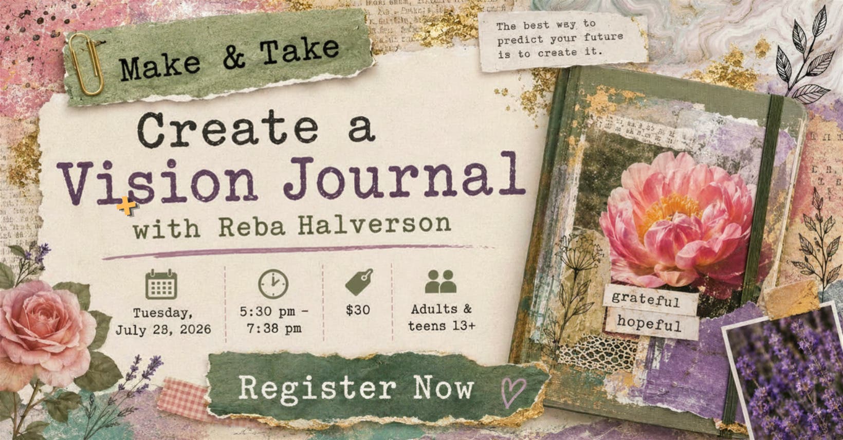 Create a Vision Journal with Reba Halverson
