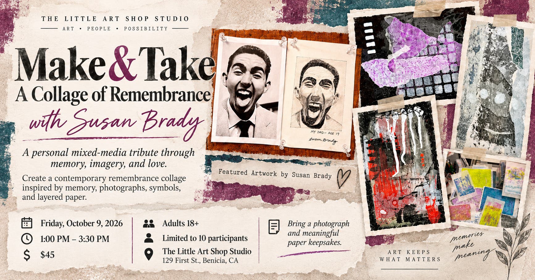A Collage of Remembrance with Susan Brady