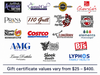 Be sure to stop by our Raffle Table! We have an amazing selection of prizes and gift certificates from generous local sponsors waiting to be won, with gift certificate values ranging from $25 to $400!  Take a look!
