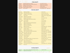 Schedule of events!