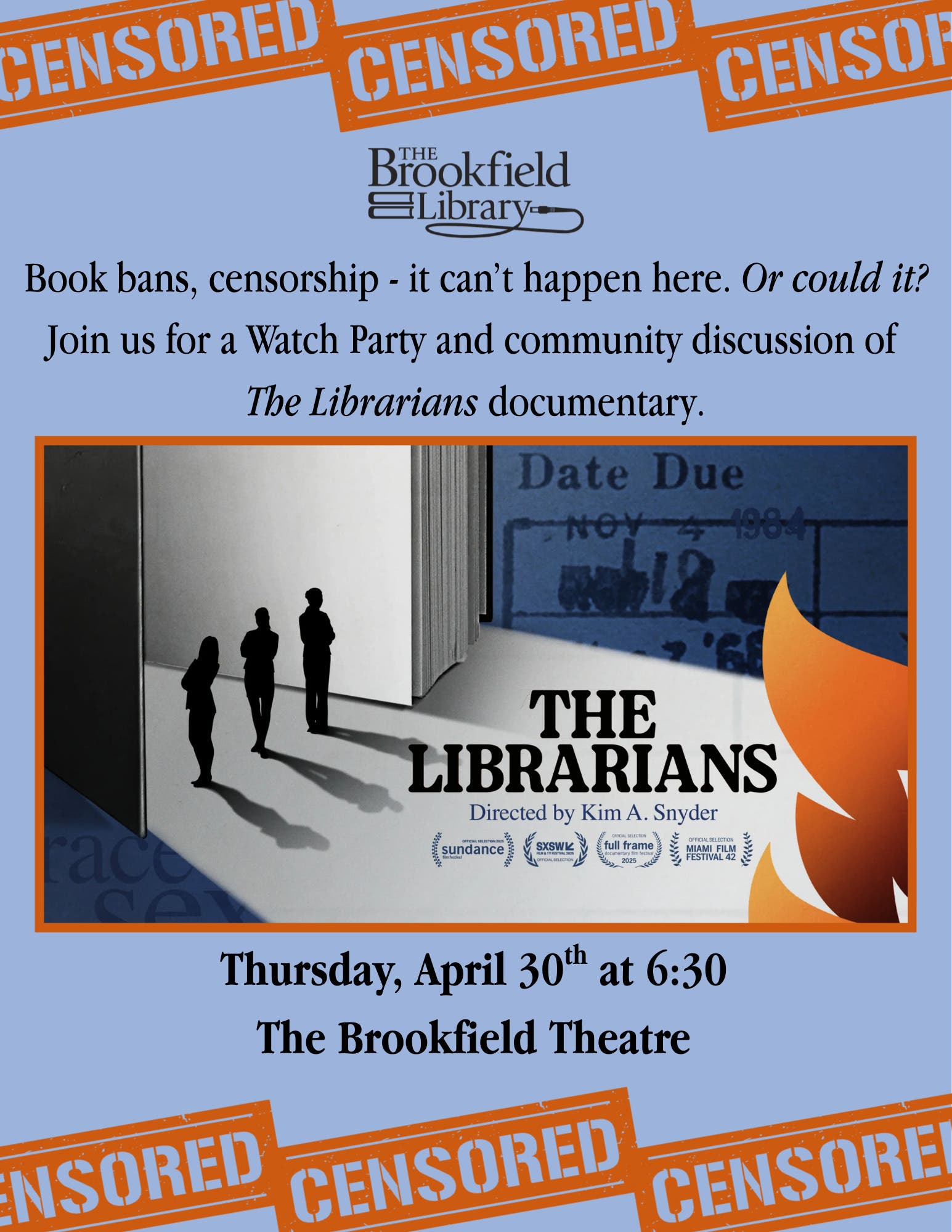 The Librarians Documentary Watch Party