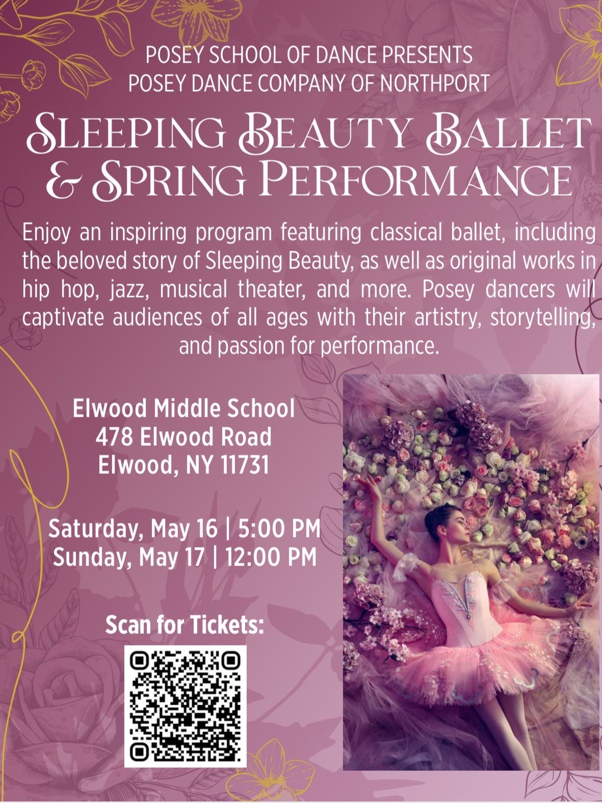Posey Dance Company's Sleeping Beauty Ballet and Spring Performance