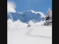 Footprints Through Fresh Snow