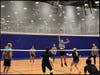 Mokena's Matt Reczek goes high to record a spike for Team Illinois' Unified volleyball team during a recent practice-scrimmage.