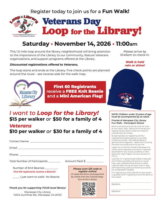 Veterans Day Loop For The Library