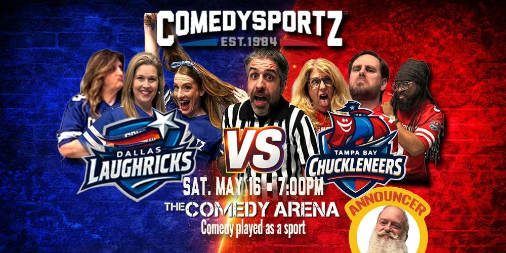 ComedySportz: Dallas Laughricks VS Tampa Bay Chuckleneers 