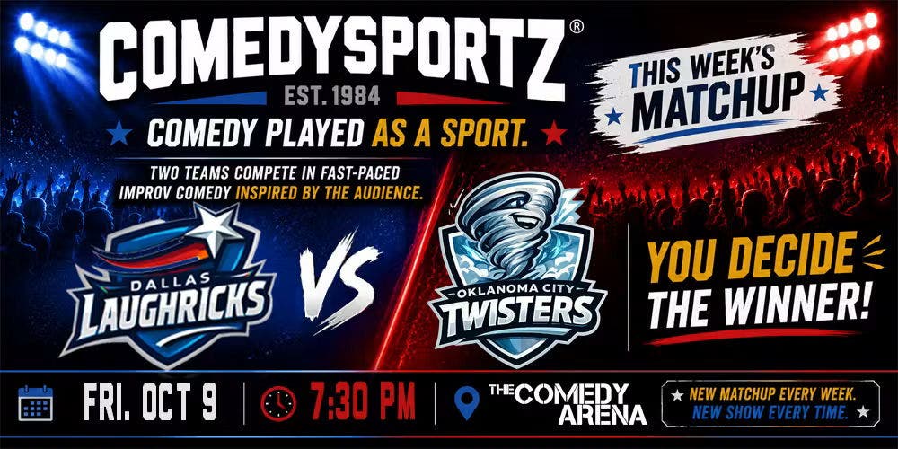 ComedySportz: Dallas Laughricks VS Oklahoma Twisters