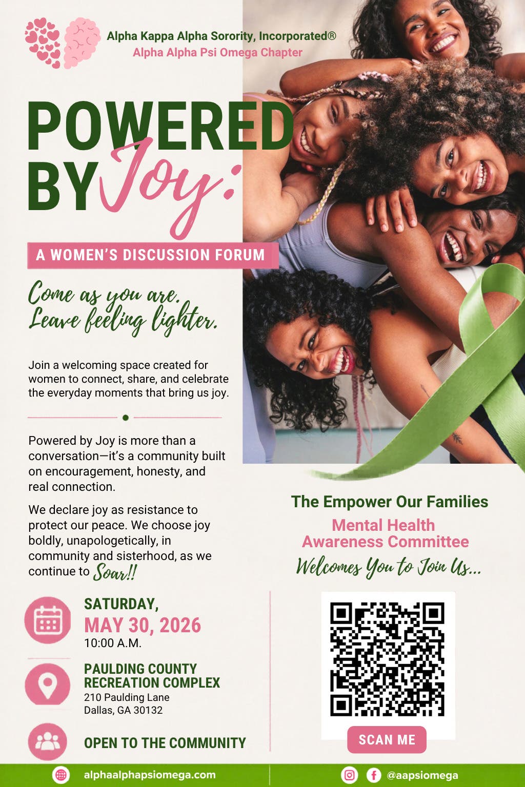  AAPsiO’s Empower Our Families – Mental Health, Forum”Powered By Joy”