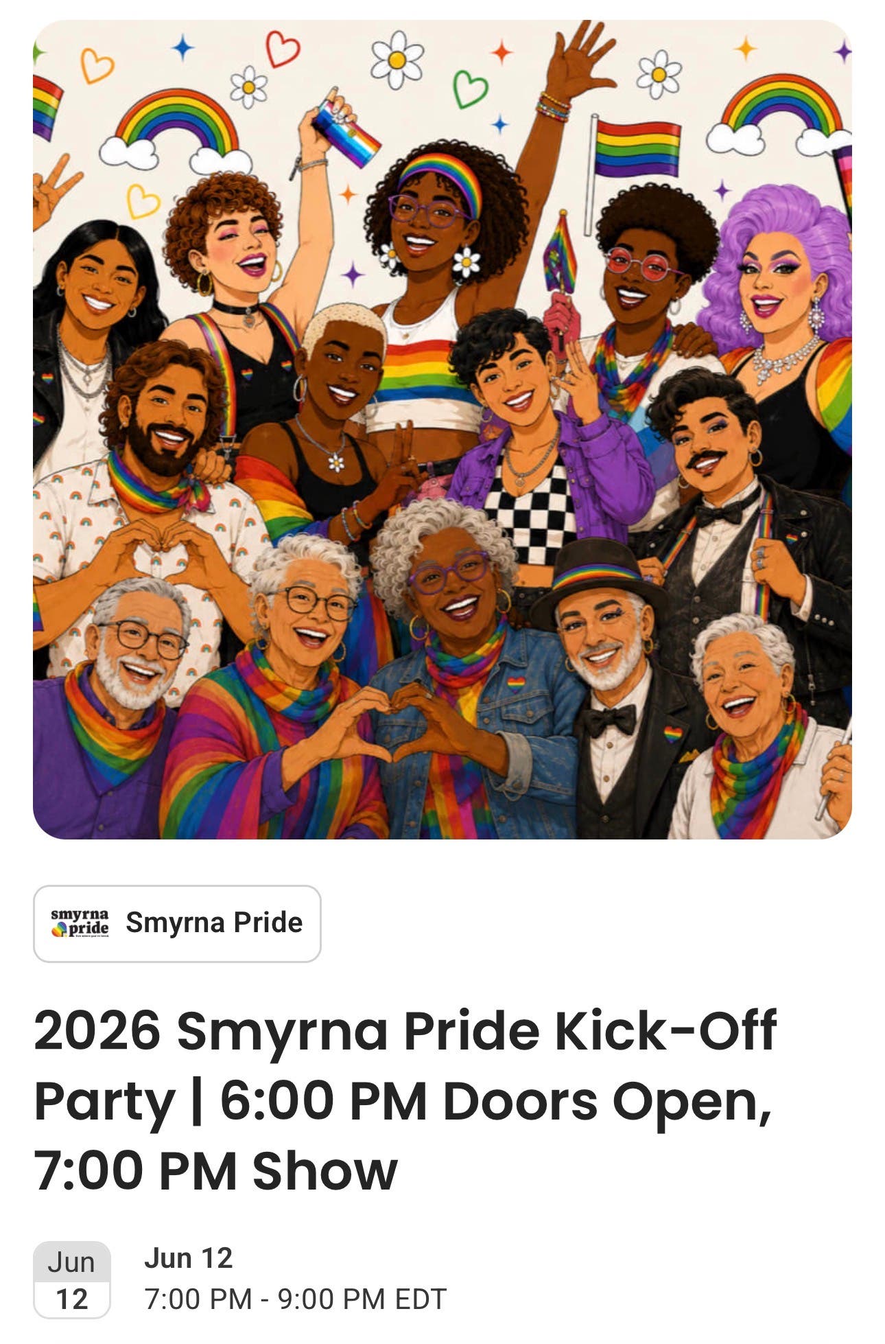 2026 Smyrna Pride Kick-Off Party