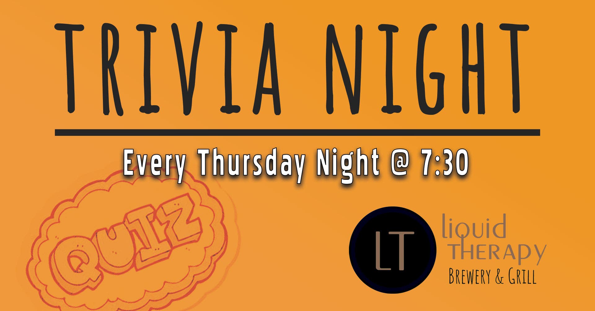 Trivia Night at Liquid Therapy!