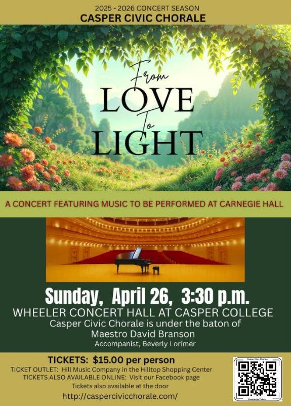 Casper Civic Chorale: From Love To Light