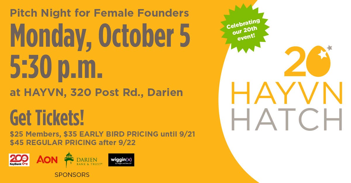 HAYVN Hatch | Female Founder Pitch Night!