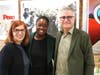 Picture Shows, Co-Founders, Azar Khouani (left), and Hamid Akbari (right), with Yasmeen Bankole, an event speaker in 2025. 