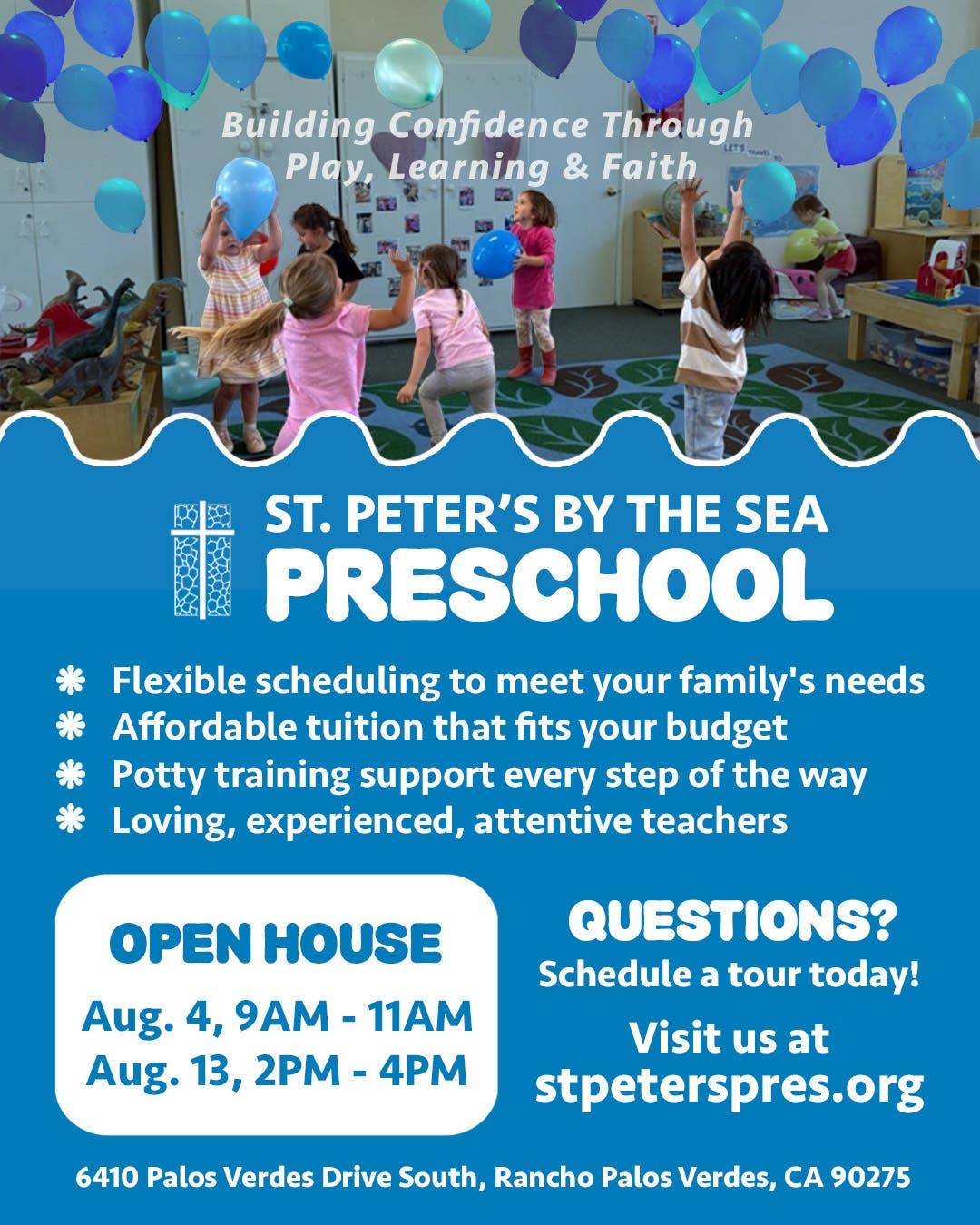St. Peter's by the Sea Preschool Open House