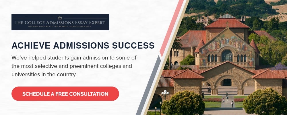 The College Admissions Essay Expert