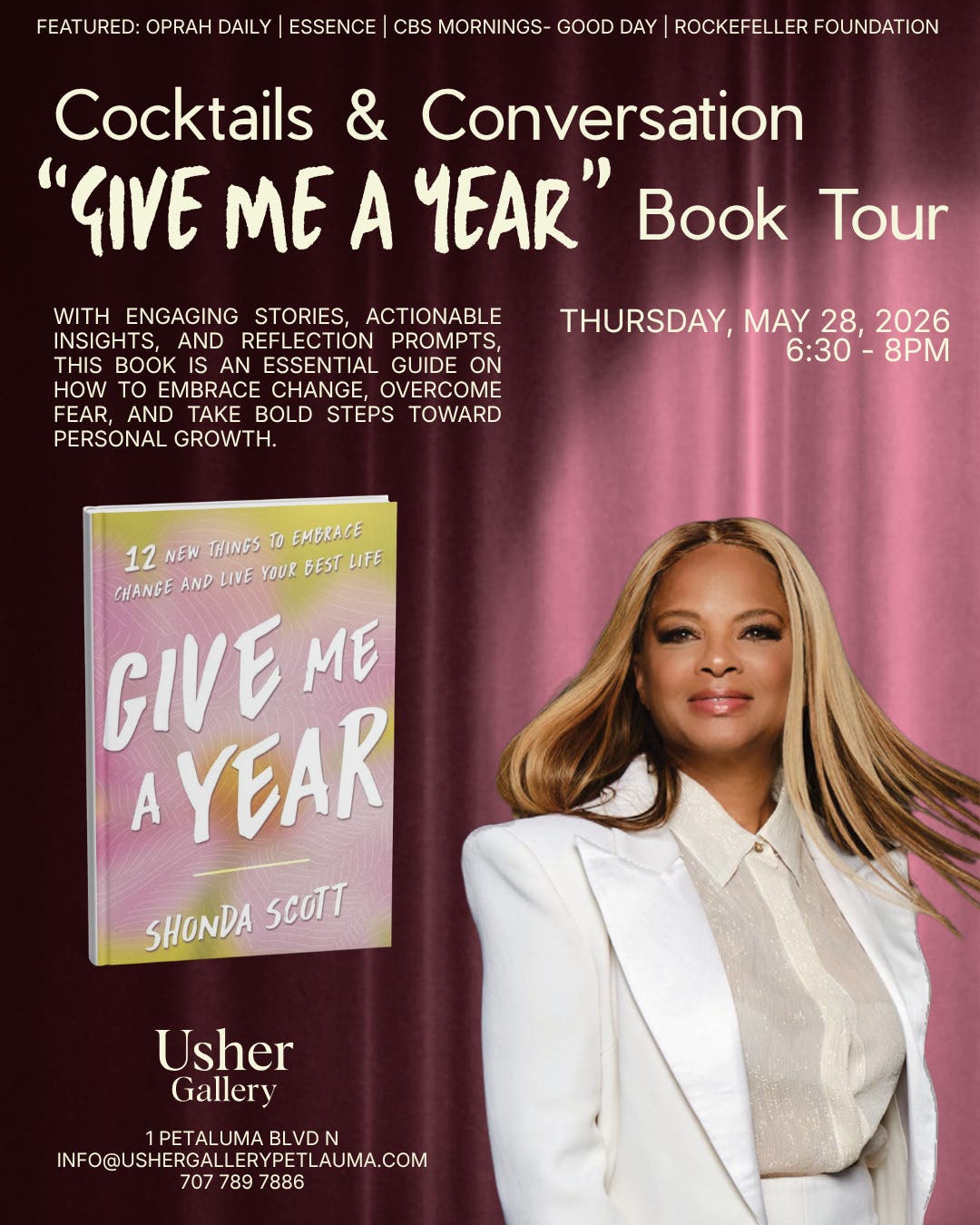 Shonda Scott - "Give Me A Year" Book Tour